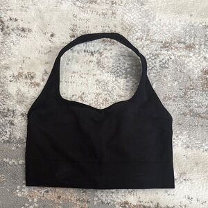 Black Women's Halter Bralette